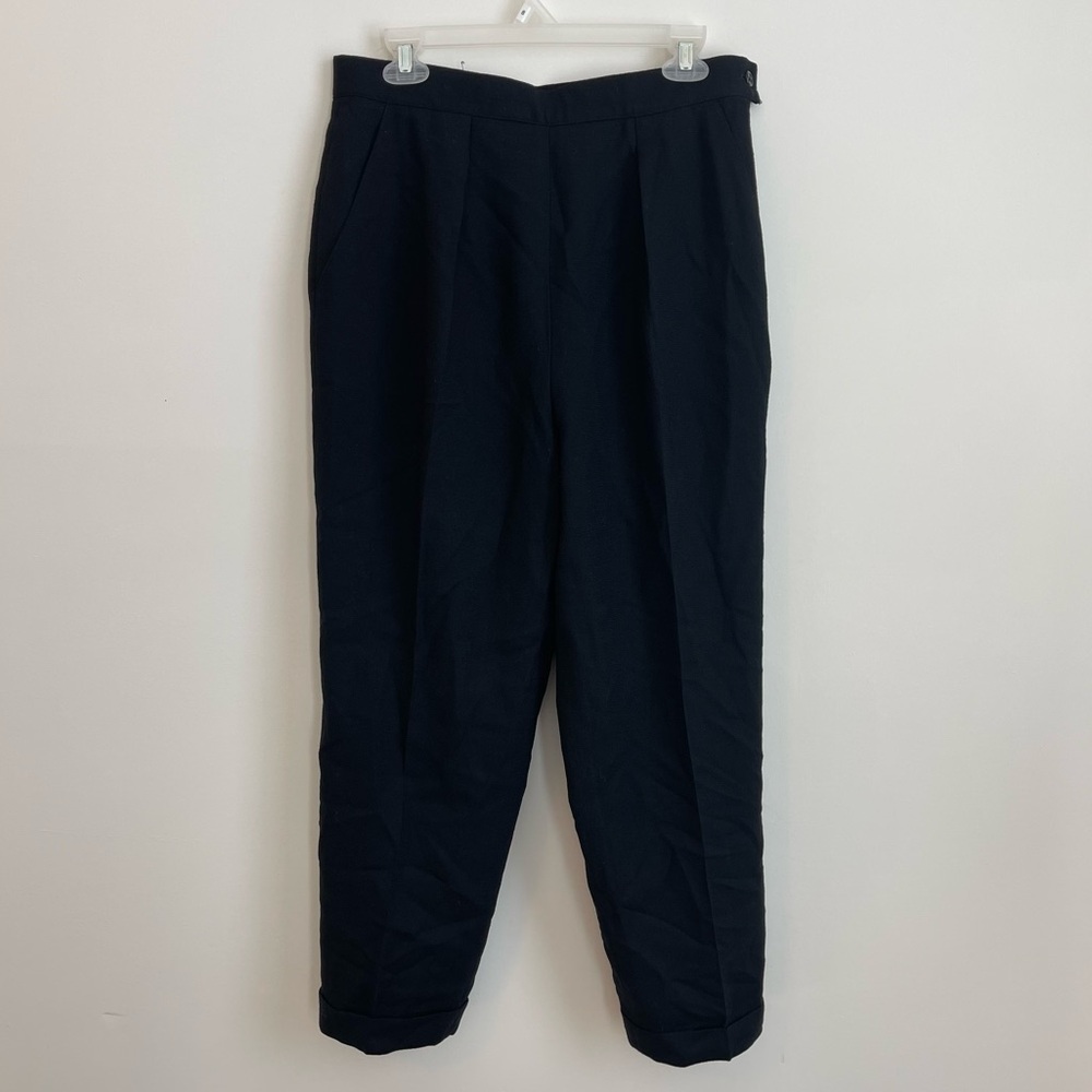 Vintage Sz 12 Lauren Ralph Lauren 100% Worsted Wool Dress Pants USA Made Classic